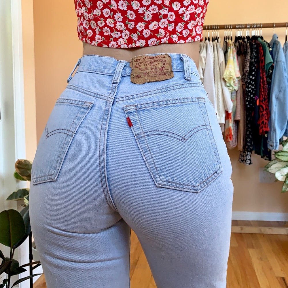 Vintage Light Wash Button Fly Levi’s Jeans
